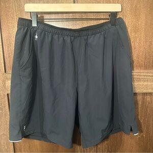 Smartwool Men's Black Athletic Shorts with Liner